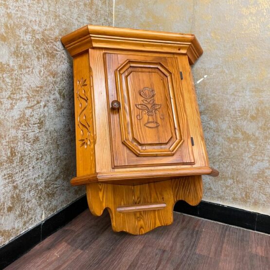 Landhaus Wand Hängeschrank Eckschrank Voglauer Stil Bauernschrank