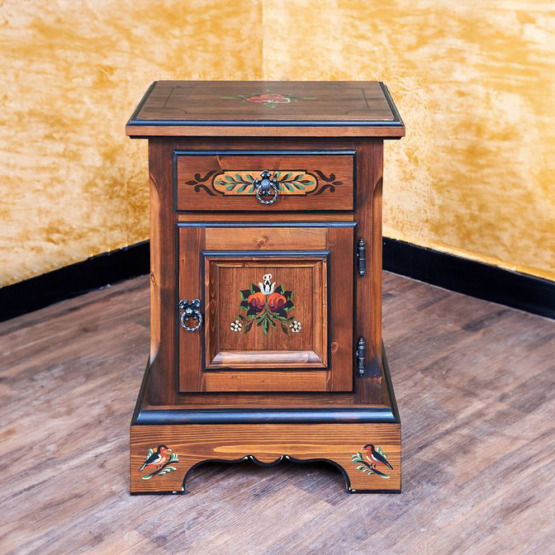 Voglauer Nachttisch Braun Antik | Anno 1800