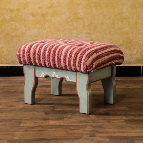 Voglauer Hocker Altblau | Anno 1700