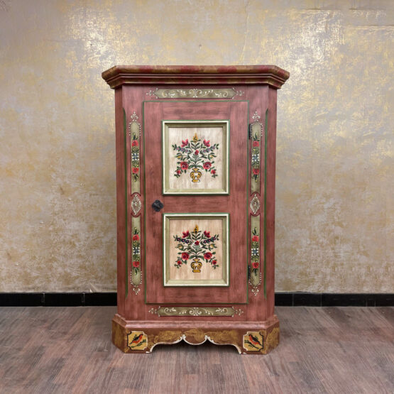 Voglauer Anno 1800 Altrosa Landhaus Eckschrank Bauernschrank Kommode Antik