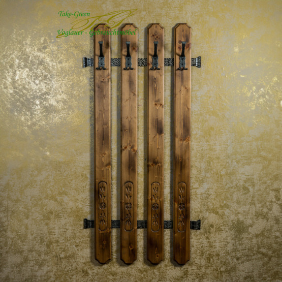 Voglauer Anno Garderobe vierstrebig Braun | Anno 1600