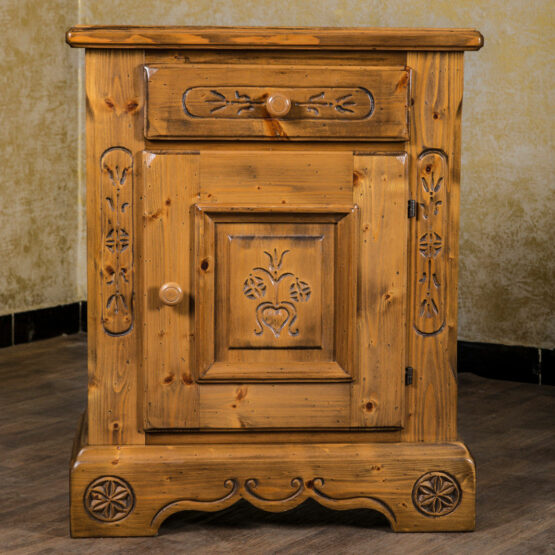 Voglauer Kommode eintürig Braun | Anno 1600