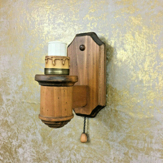 Voglauer Wandlampe Braun | Anno 1600