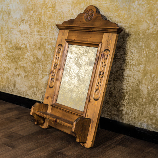 Voglauer Wandspiegel Braun Massiv | Anno 1600