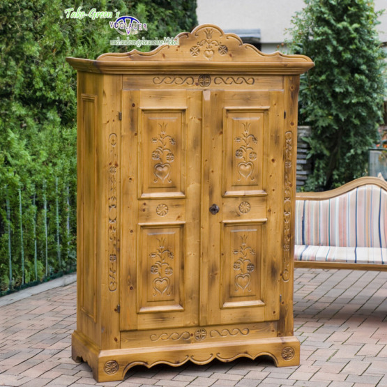 Voglauer Garderobenschrank Braun Massiv | Anno 1600