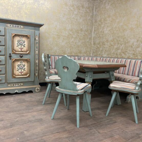 Anno 1700 Altblau Eckbank