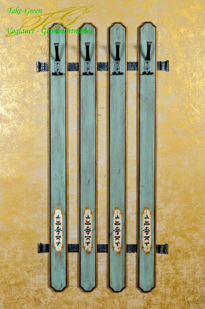 Miroir Mural Voglauer Anno 1700 Style Campagne Antique Bleu - Bois - 93x62 Cm - Reconditionné