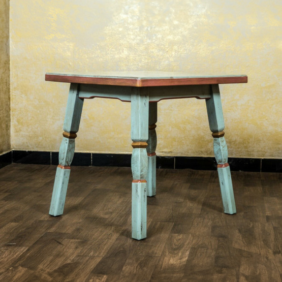 Voglauer Küchentisch Altblau | Anno 1700