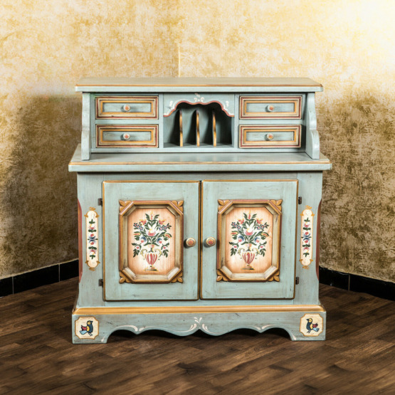 Voglauer Sekretär Altblau | Anno 1700