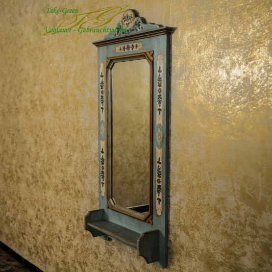 Voglauer Wandspiegel Altblau | Anno 1700