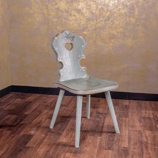 Voglauer Bauernstuhl Altblau | Anno 1700