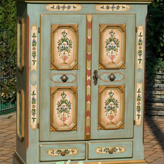 Anno 1700 Altblau TV Hifi-Schrank