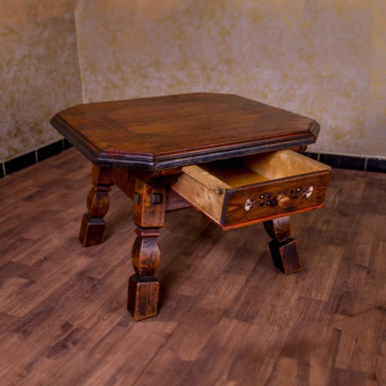 Voglauer Jogltisch Braun Antik | Anno 1700