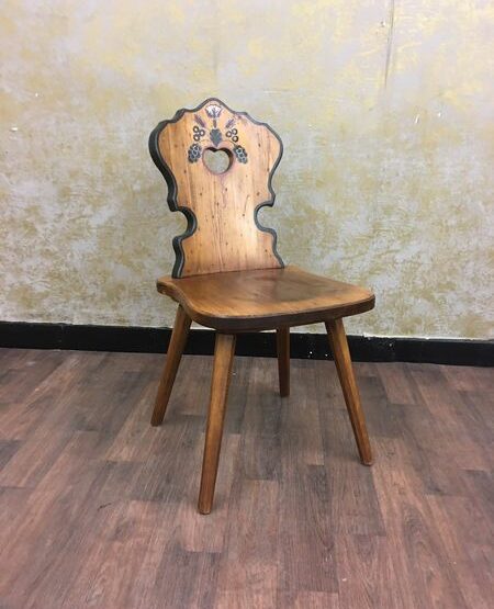 Anno 1700 Braun Antik Stuhl ohne Lehne