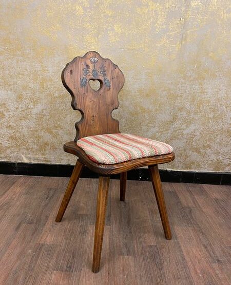 Anno 1700 Braun Antik Polsterstuhl