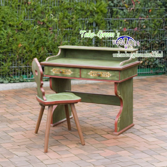 Voglauer Landhaus Sekretär Altgrün | Anno 1800