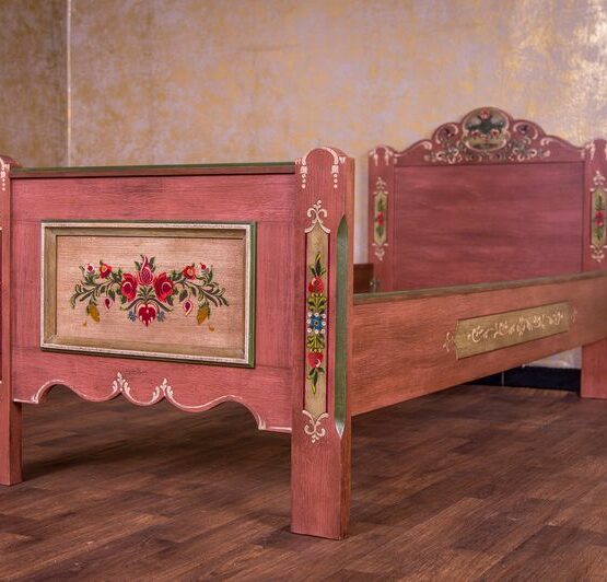 Anno 1800 Altrosa Einzelbett 90x200 cm