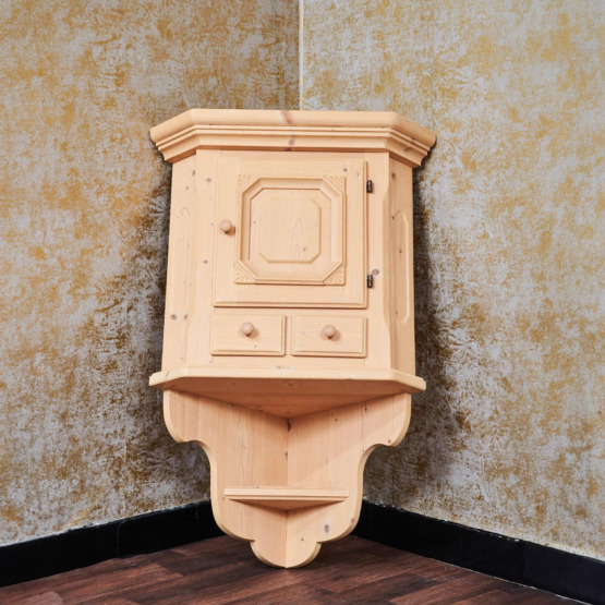 Voglauer Eckhängeschrank Hell Antik | Anno 1900