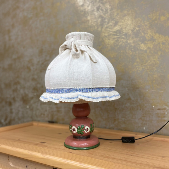 Voglauer Tischlampe Altrosa | Anno 1800