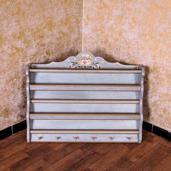 Tellerregal Anno 1700 Altblau
