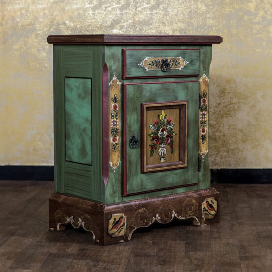 Voglauer Bauernschränkchen Altgrün | Anno 1800