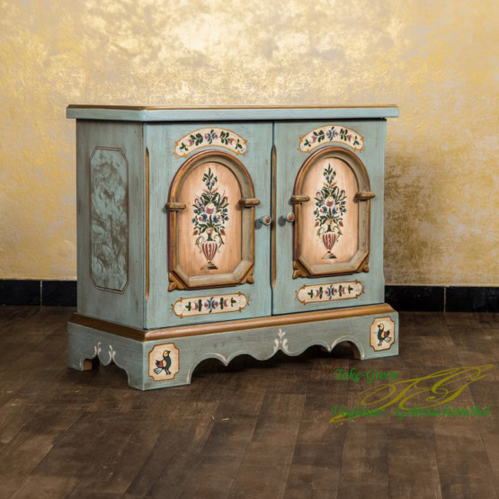 Voglauer Schränkchen Altblau | Anno 1700