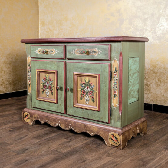 Voglauer Kommode Landhaus Altgrün | Anno 1800
