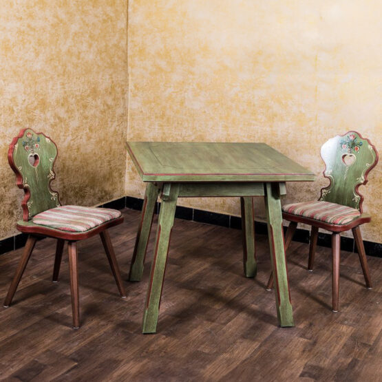 Voglauer Küchentisch Altgrün | Anno 1800