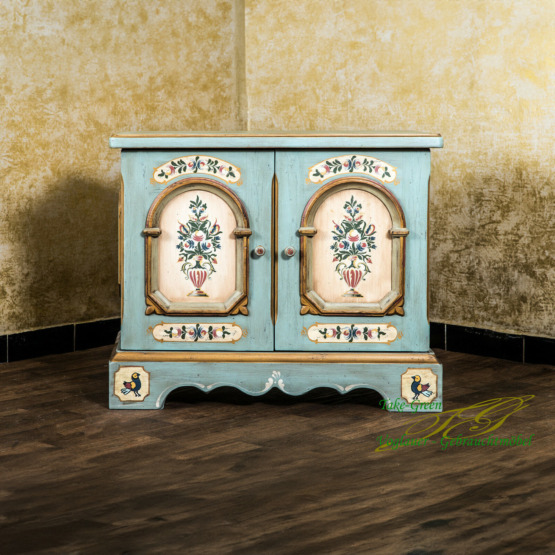 Voglauer Schränkchen Altblau | Anno 1700