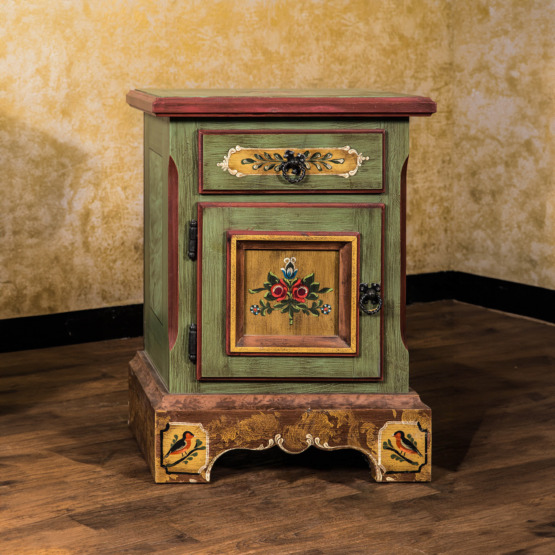 Voglauer Nachtschränkchen Altgrün | Anno 1800