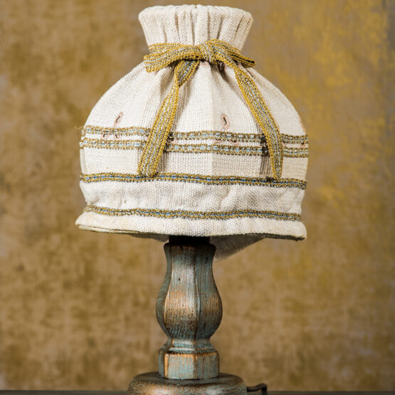 Voglauer Anno 1700 Altblau Tischlampe Nachttisch Lampe