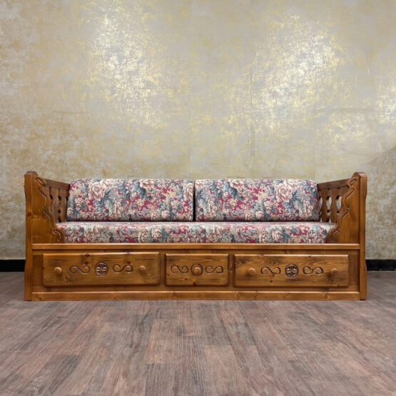 Voglauer Tagesbett Bauernliege Braun | Anno 1600