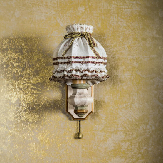 Voglauer Wandlampen-Set (2Stk.) Altweiß | Anno 1700