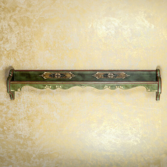 Voglauer Wandregal Altgrün | Anno 1800