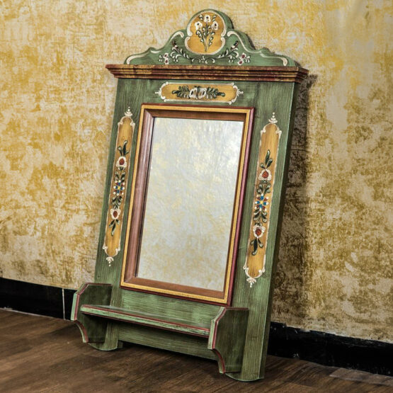 Voglauer Wandspiegel Altgrün| Anno 1800
