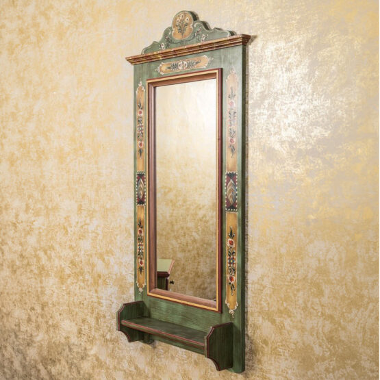 Voglauer Wandspiegel Flurspiegel Altgrün | Anno 1800