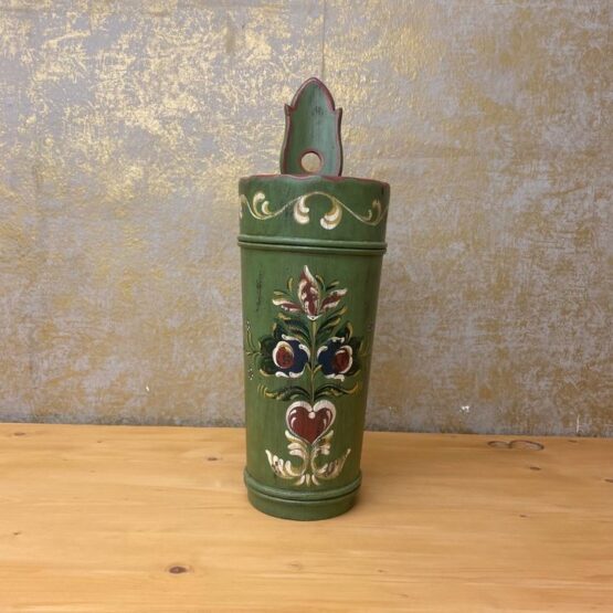 Voglauer Anno 1700 Altgrün Schirmständer Sechter Holz Landhaus - liebevoll handbemalt